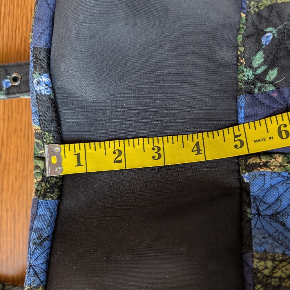 Donna Sharp Black Floral Shoulder Bag - Picture 10 of 13